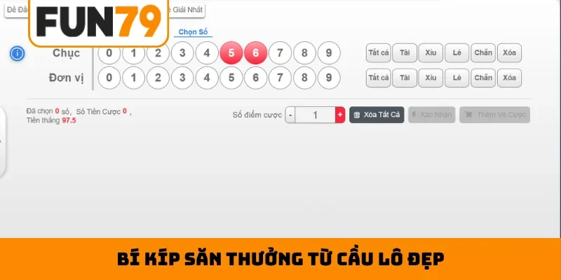 Bí kíp săn thưởng từ cầu lô đẹp
