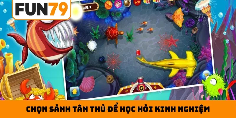 Chọn sảnh tân thủ để học hỏi kinh nghiệm