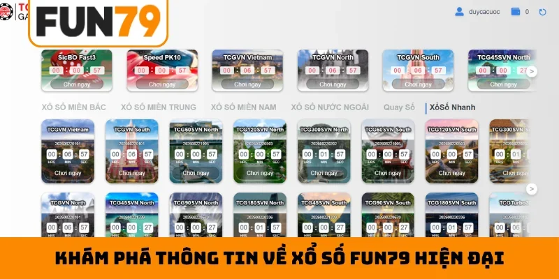 Khám phá thông tin về xổ số Fun79 hiện đại
