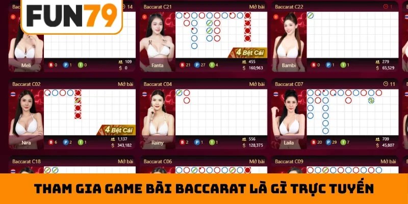 Tham gia game bài baccarat là gì trực tuyến